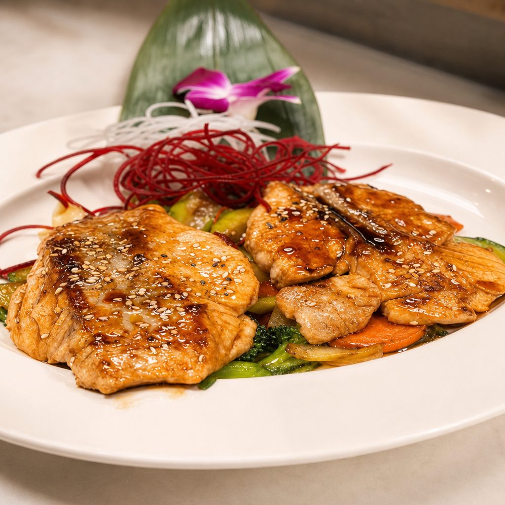 Teriyaki Salmon.